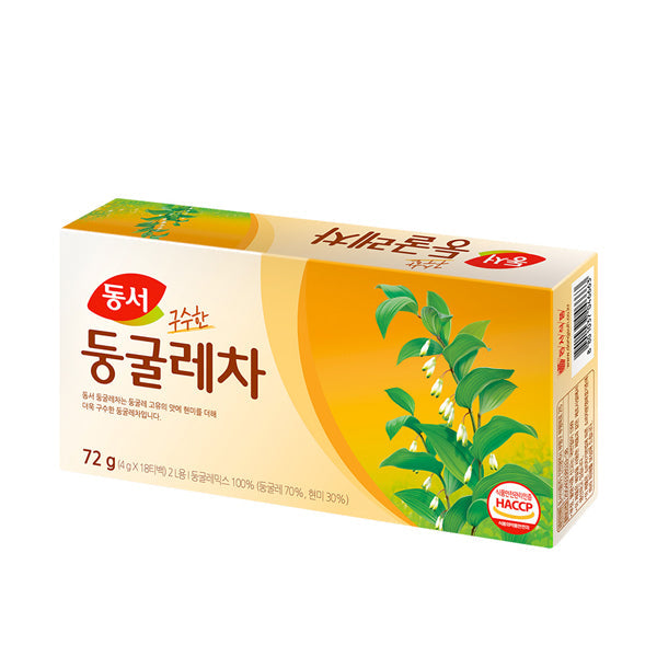 【東西】ドゥングレ茶(アマドコロ茶)ティーバッグ18包 香ばしい韓国伝統茶 カフェインゼロ
