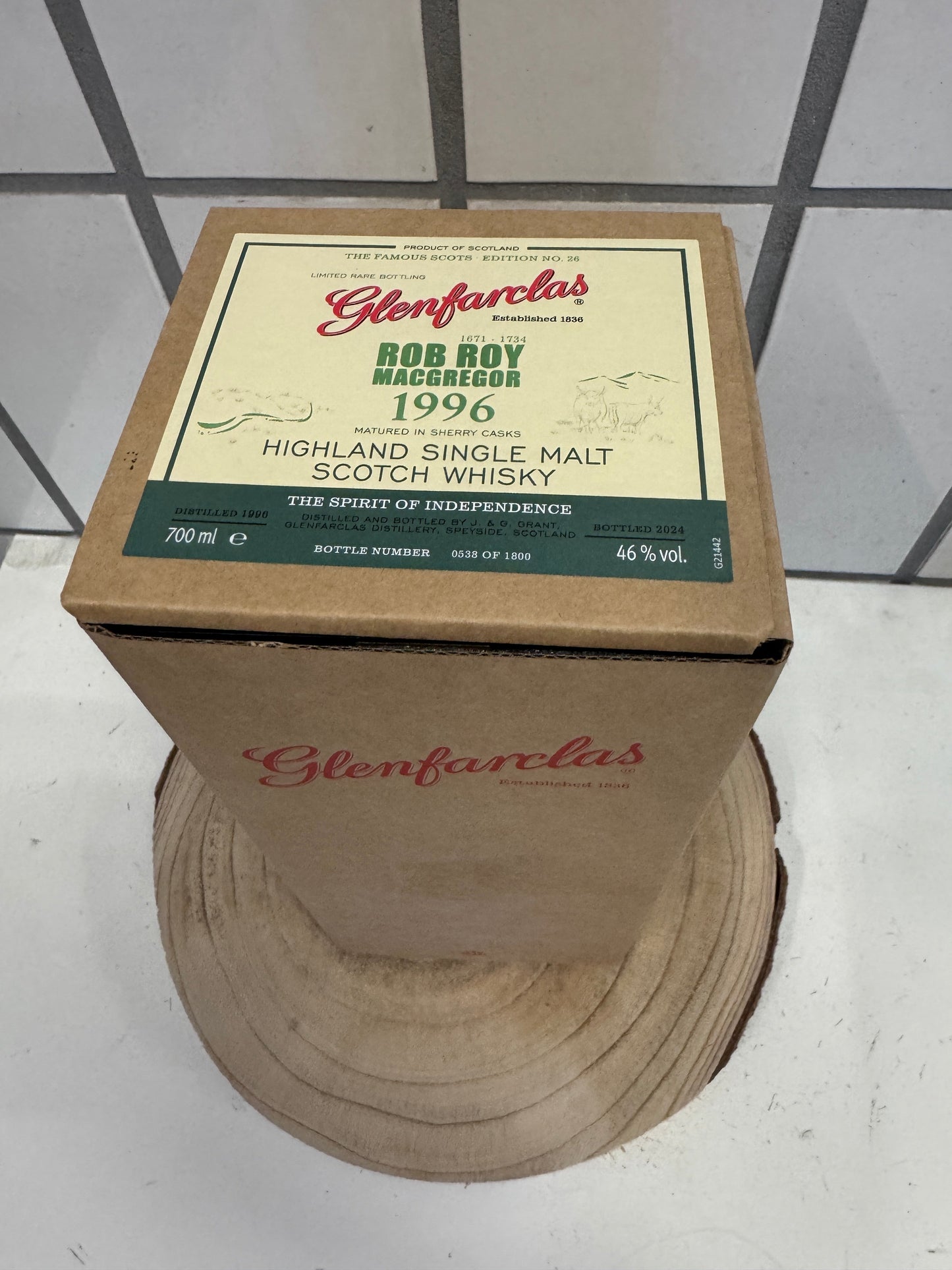 グレンファークラス Glenfarclas 1996 Edition N°26「Rob Roy MacGregor」