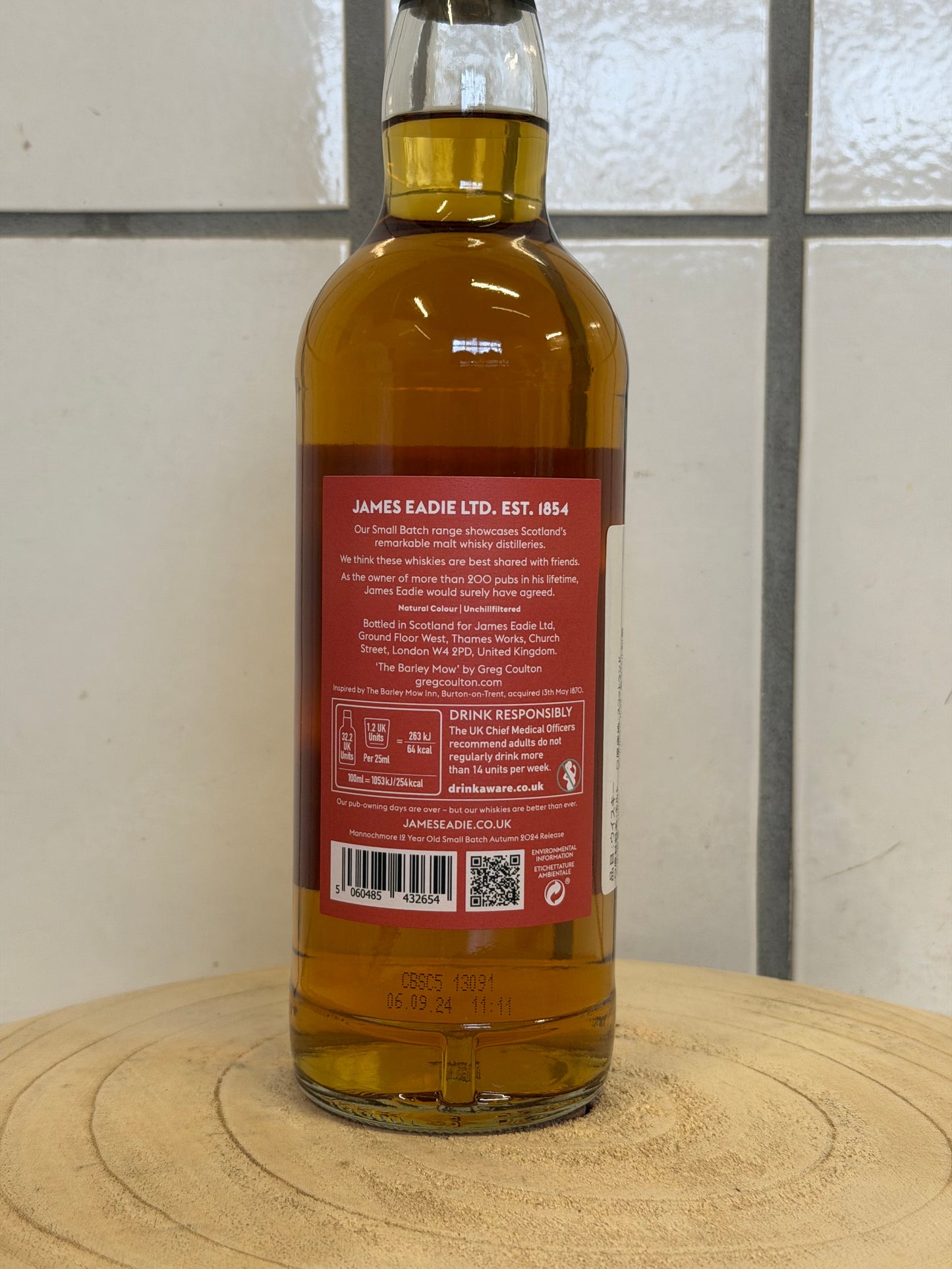 (ジェームズ イーディー) マノックモア 12年 ファーストフィル バーボン ホグスヘッド Mannochmore 2012/2024 - 12 y.o. 1st Fill Bourbon Hogshead & Re-Charred Butt #6697 & 2344 - James Eadie