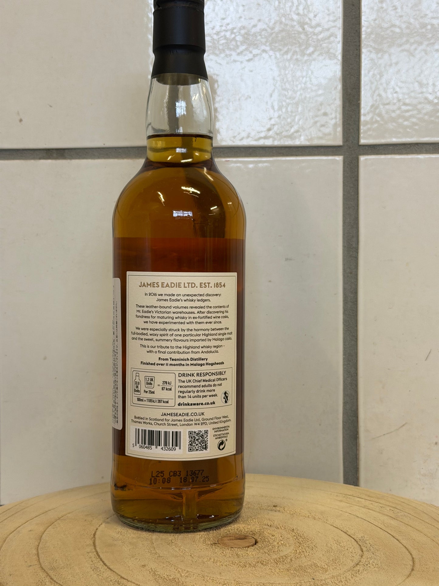 Highland Single Malt (Teaninich) - 11 yo - Malaga Cask Finish - James Eadie