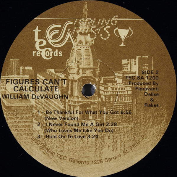 William DeVaughn - Figures Can't Calculate The Love I Have For You (Vinyl, LP, Album) Mint (M) / Mint (M)
