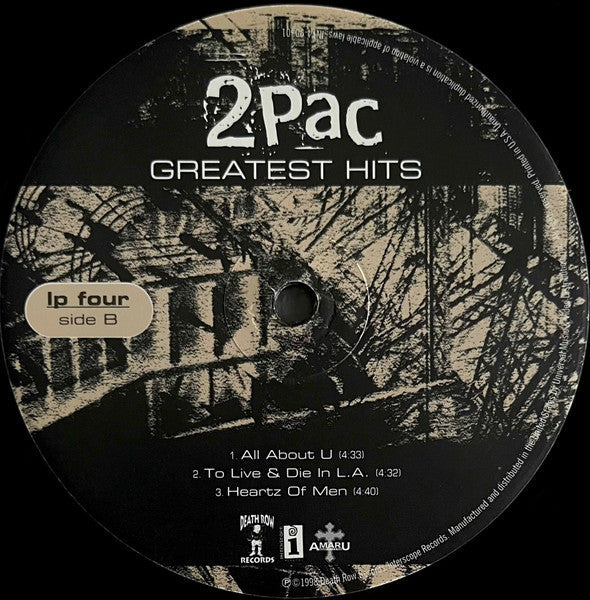 2Pac - Greatest Hits (4xVinyl, LP, Compilation) Good Plus (G+) / Very Good (VG)