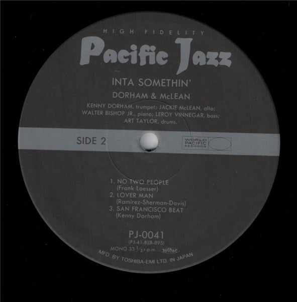 Kenny Dorham - Inta Somethin' (Vinyl, LP, Album, Reissue, Mono) Very Good Plus (VG+) / Very Good Plus (VG+)