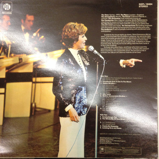 Caterina Valente - The Live Concert Album (Vinyl, LP, Album) Very Good (VG) / Very Good (VG)