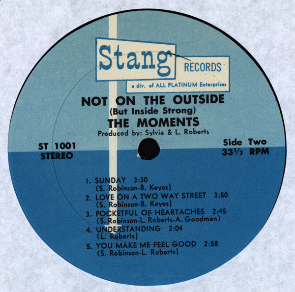 The Moments - Not On The Outside, But On The Inside, Strong! (Vinyl, LP, Album, Stereo) Good Plus (G+) / Good Plus (G+)