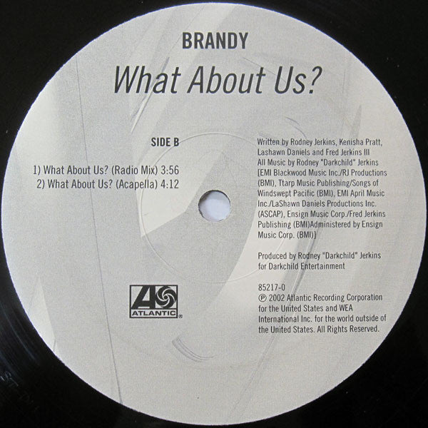 Brandy (2) - What About Us? (Vinyl, 12") Very Good Plus (VG+) / Very Good Plus (VG+)