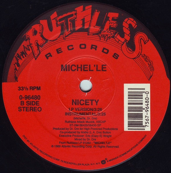 Michel'Le - Nicety (Vinyl, 12", 33 ⅓ RPM) Very Good Plus (VG+) / Very Good Plus (VG+)