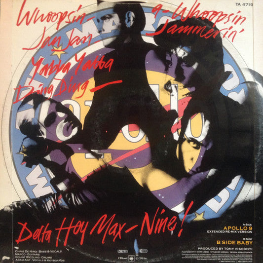Adam Ant - Apollo 9 (Orbit Mix) (Vinyl, 12", 45 RPM, Single, Stereo) Very Good (VG) / Very Good (VG)