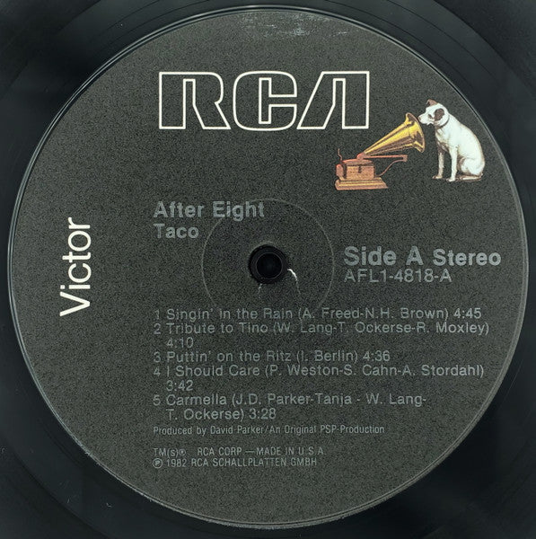 Taco - After Eight (Vinyl, LP, Album, Stereo)