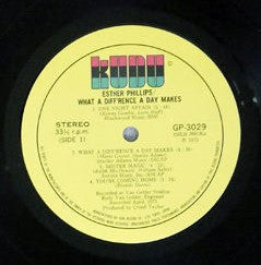 Esther Phillips - What A Diff'rence A Day Makes (Vinyl, LP, Album) Very Good Plus (VG+) / Good Plus (G+)