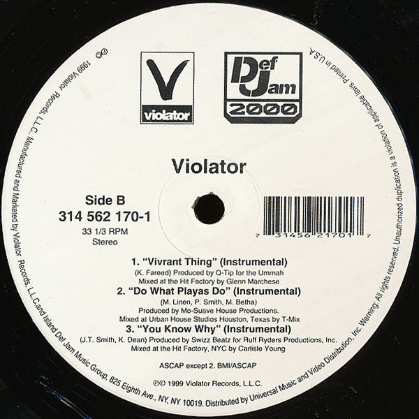 Various - Violator (Vinyl, 12", 33 ⅓ RPM, Single) Very Good (VG) / Generic