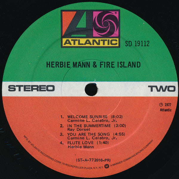 Herbie Mann - Herbie Mann & Fire Island (Vinyl, LP, Album) Good Plus (G+) / Very Good (VG)