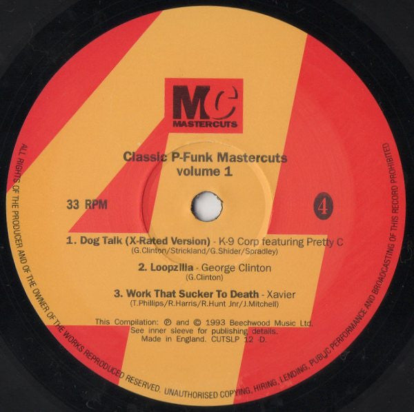 Various - Classic P-Funk Mastercuts Volume 1 (2xVinyl, LP, Compilation) Very Good (VG) / Very Good Plus (VG+)