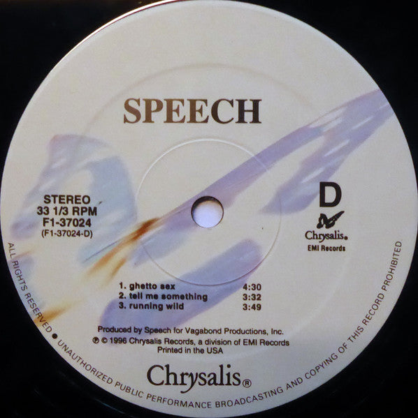 Speech - Speech (2xVinyl, LP, Album) Very Good (VG) / Very Good (VG)