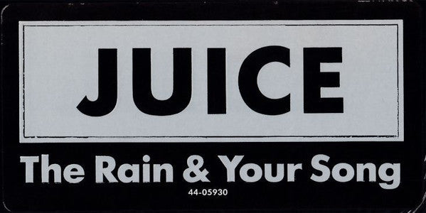 Oran 'Juice' Jones - The Rain / Your Song (Vinyl, 12", 33 ⅓ RPM, Stereo) Very Good Plus (VG+) / Near Mint (NM or M-)