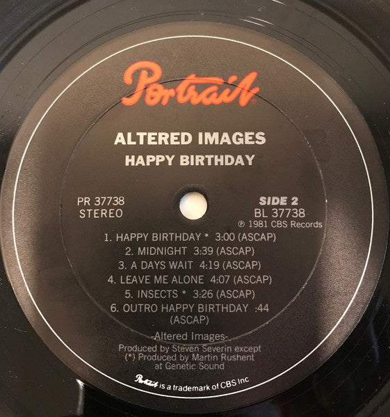 Altered Images - Happy Birthday (Vinyl, LP, Album) Very Good Plus (VG+) / Very Good (VG)