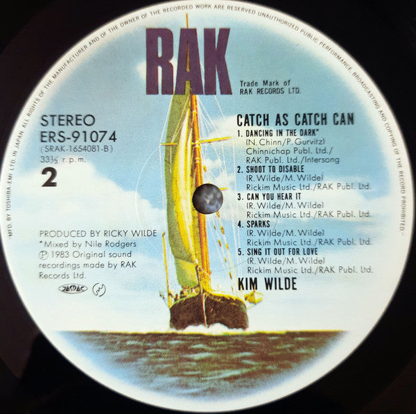 Kim Wilde - Catch As Catch Can (Vinyl, LP, Album)