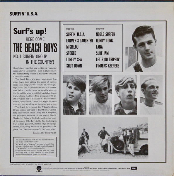 The Beach Boys - Surfin' USA (Vinyl, LP, Album, Reissue, Stereo) Very Good (VG) / Very Good (VG)