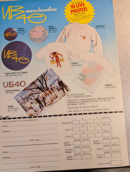 UB40 - Live (Vinyl, LP, Album)