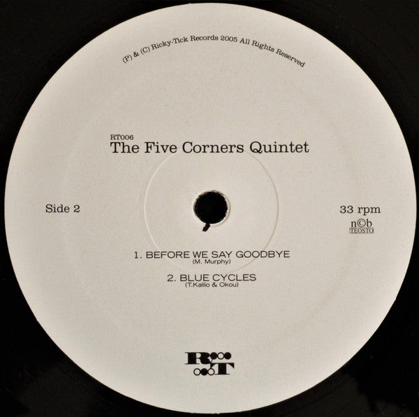 The Five Corners Quintet - Cornerstones EP (Vinyl, 45 RPM, EP, 10", 33 ⅓ RPM) Very Good (VG) / Very Good (VG)
