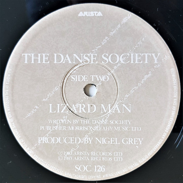 The Danse Society - Heaven Is Waiting (Vinyl, 12", 45 RPM, Single) Very Good (VG) / Very Good (VG)
