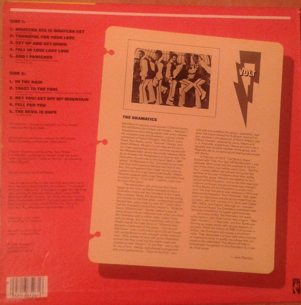 The Dramatics - The Best Of The Dramatics (Vinyl, LP, Compilation) Very Good Plus (VG+) / Good Plus (G+)