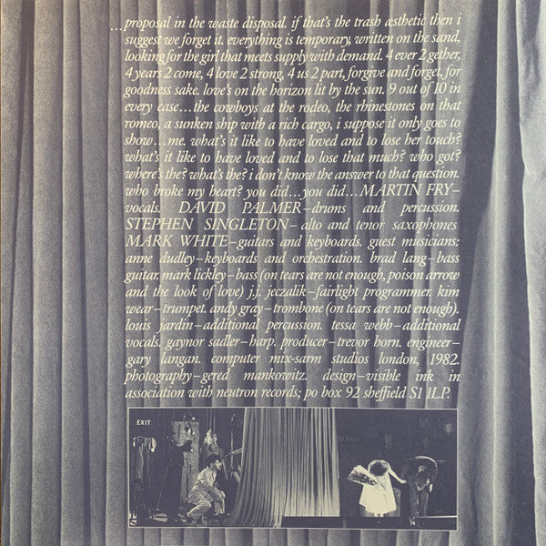 ABC - The Lexicon Of Love (Vinyl, LP, Album, Stereo) Very Good Plus (VG+) / Very Good Plus (VG+)