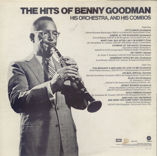 Benny Goodman - The Hits Of Benny Goodman (Vinyl, LP, Compilation) Very Good (VG) / Very Good (VG)