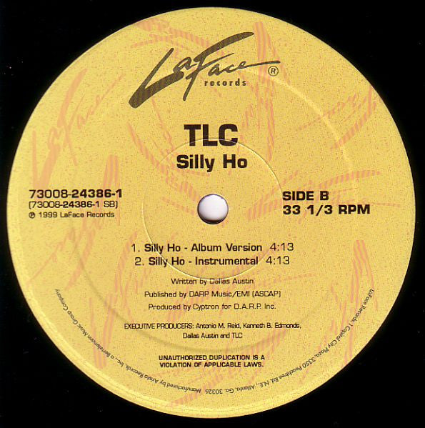 TLC - No Scrubs (Vinyl, 12", 33 ⅓ RPM) Mint (M) / Near Mint (NM or M-)
