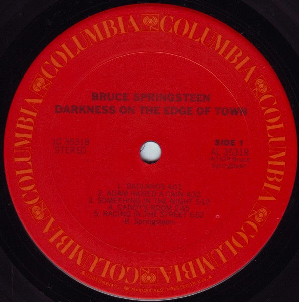 Bruce Springsteen - Darkness On The Edge Of Town (Vinyl, LP, Album) Good Plus (G+) / Very Good Plus (VG+)
