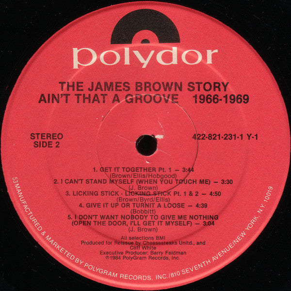 James Brown - The James Brown Story (Ain't That A Groove 1966-1969) (Vinyl, LP, Compilation) Very Good Plus (VG+) / Very Good (VG)