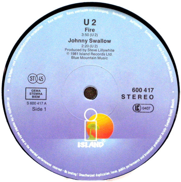 U2 - ROK (Vinyl, 12", Maxi-Single, 45 RPM, Reissue) Very Good Plus (VG+) / Very Good (VG)
