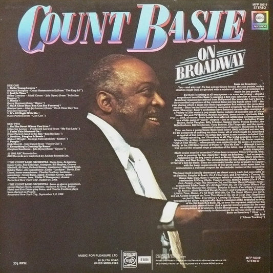Count Basie - On Broadway (Vinyl, LP, Album, Reissue) Very Good Plus (VG+) / Very Good Plus (VG+)