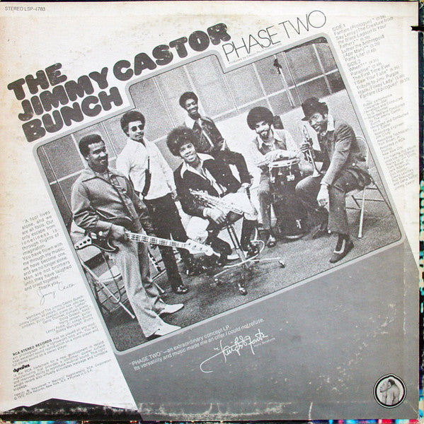 The Jimmy Castor Bunch - Phase Two (Vinyl, LP, Album) Very Good (VG) / Very Good (VG)