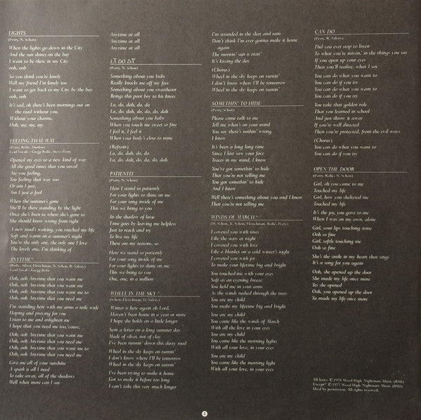 Journey - Infinity (Vinyl, LP, Album, Reissue, Stereo) Very Good (VG) / Very Good Plus (VG+)