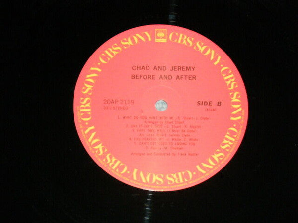 Chad & Jeremy - Before And After (Vinyl, LP, Reissue, Stereo) Very Good Plus (VG+) / Very Good Plus (VG+)