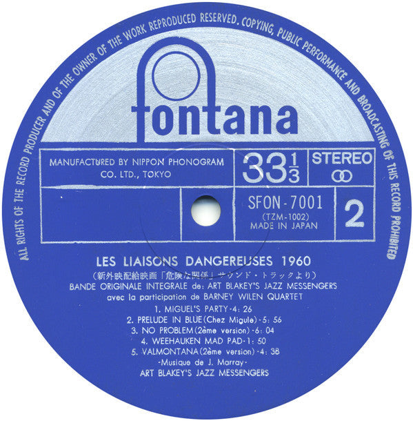 Art Blakey & The Jazz Messengers - Les Liaisons Dangereuses 1960 (V...