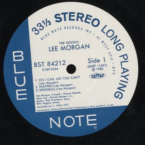 Lee Morgan - The Gigolo (Vinyl, LP, Album, Reissue, Stereo) Very Good Plus (VG+) / Good Plus (G+)