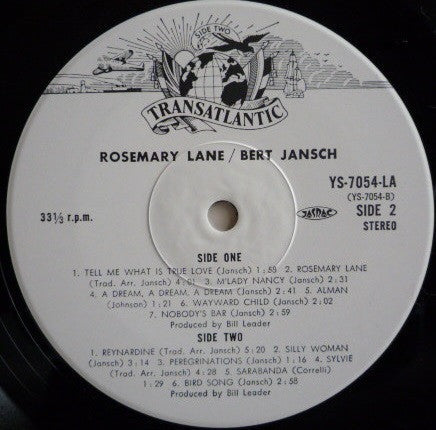Bert Jansch - Rosemary Lane = ローズマリー・レーン (Vinyl, LP, Album, Reissue)