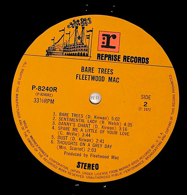 Fleetwood Mac - Bare Trees (Vinyl, LP, Album, Reissue, Stereo) Very Good Plus (VG+) / Very Good Plus (VG+)