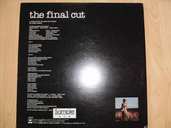 Pink Floyd - The Final Cut (Vinyl, LP, Album, Promo)