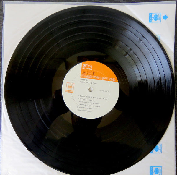 Blood, Sweat And Tears - No Sweat (Vinyl, LP, Album) Very Good (VG) / Good Plus (G+)