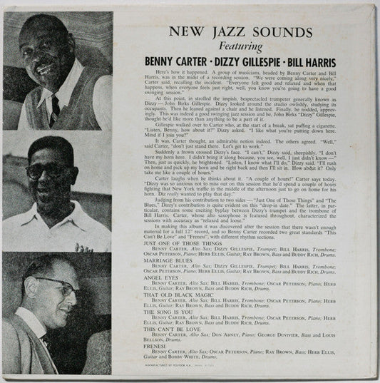 Benny Carter - New Jazz Sounds (Vinyl, LP, Album, Reissue, Mono)