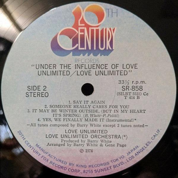 Love Unlimited - Under The Influence Of Love Unlimited (Vinyl, LP, ...
