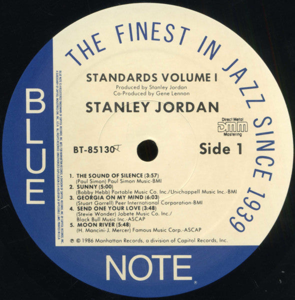 Stanley Jordan - Standards Volume 1 (Vinyl, LP, Album)