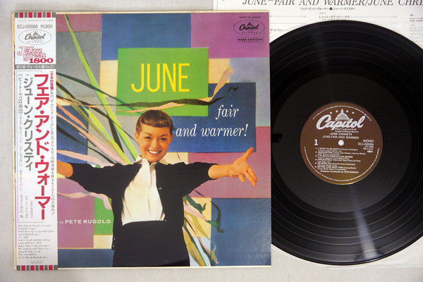 June Christy - Fair And Warmer! (Vinyl, LP, Album, Reissue, Mono) Very Good Plus (VG+) / Very Good Plus (VG+)