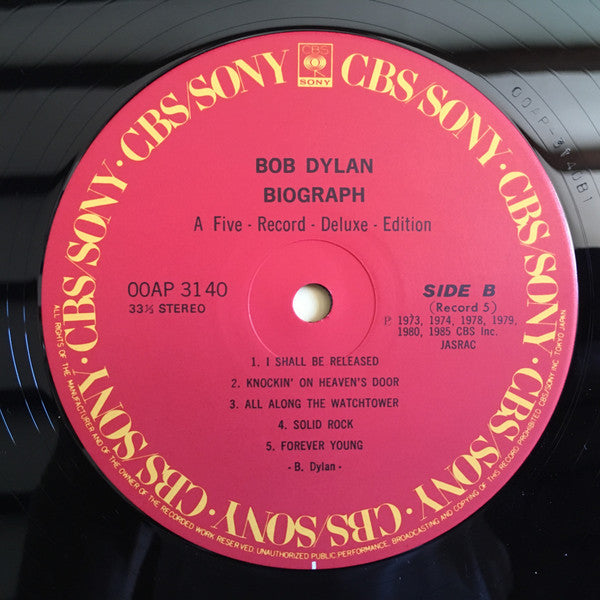 Bob Dylan - Biograph (5xVinyl, Box Set, LP, Compilation) Very Good Plus (VG+) / Very Good Plus (VG+)