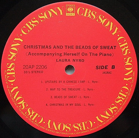 Laura Nyro - Christmas And The Beads Of Sweat (Vinyl, LP, Album, Reissue) Very Good Plus (VG+) / Very Good (VG)