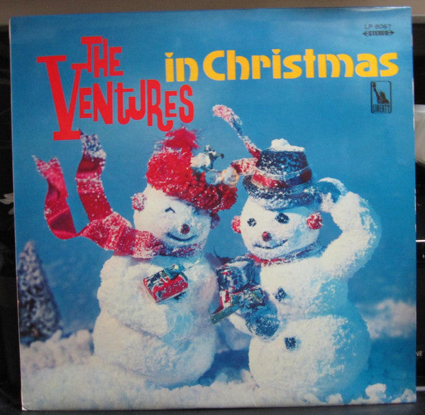 The Ventures - In Christmas (Vinyl, LP, Reissue, Stereo) Good Plus (G+) / Very Good (VG)