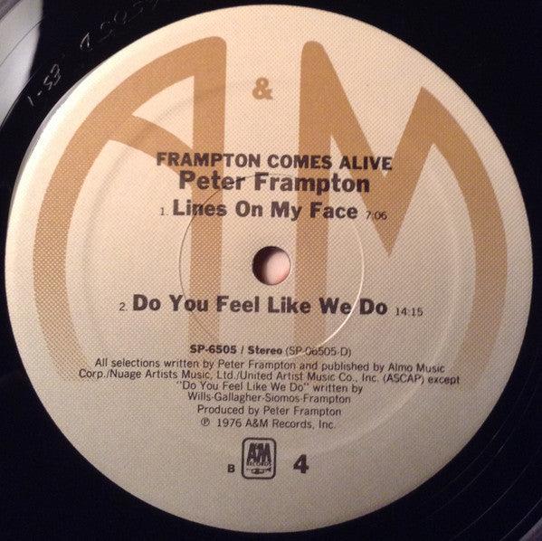 Peter Frampton - Frampton Comes Alive! (2xVinyl, LP, Album, Reissue) Good Plus (G+) / Very Good Plus (VG+)